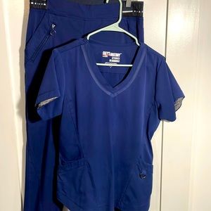 Grey's Anatomy Scrub Set Indigo size Small